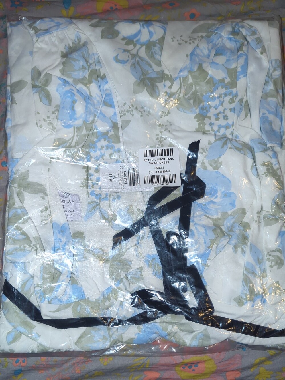 Torrid Retro Belted Swing Midi Dress Size 2 - Picture 5 of 8